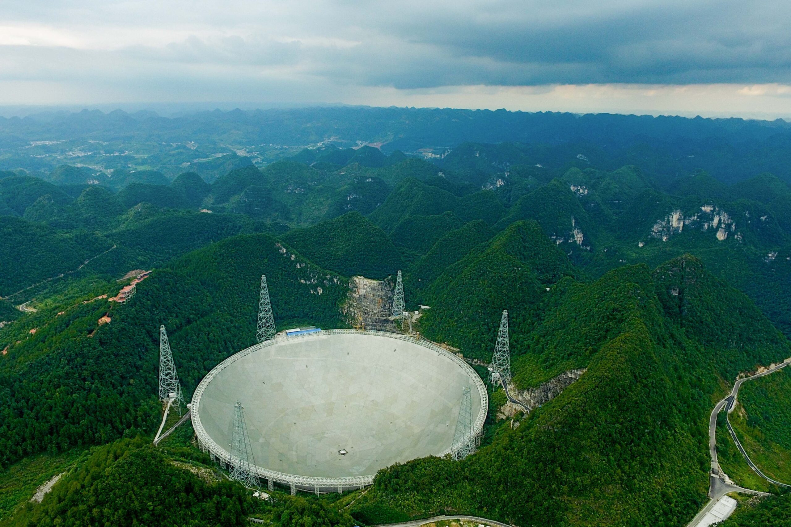 China Astronomical Observatory or Heavenly Eye (FAST)